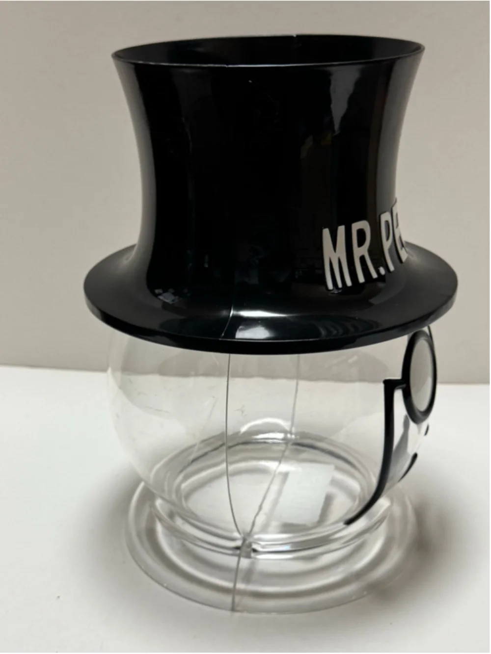 Vintage Planters Peanuts Mr. Peanut Jar Plastic Cookie / Candy Jar -11